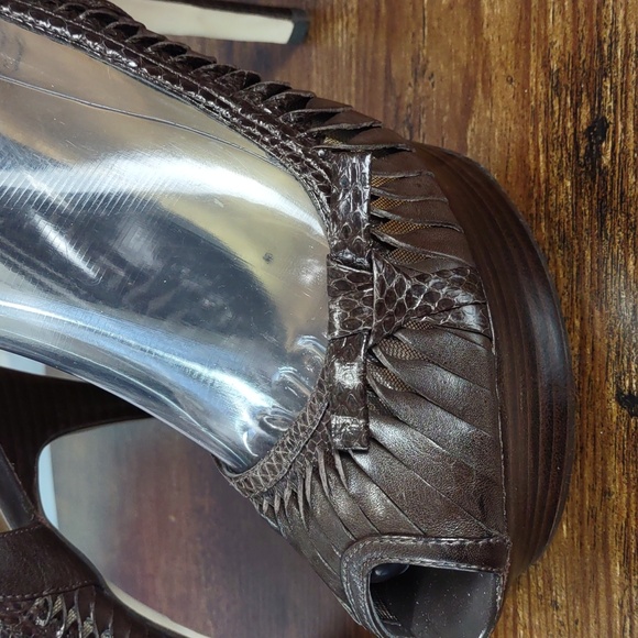 Guess by Marciano Leather Peep-toe Heels - Picture 6 of 16